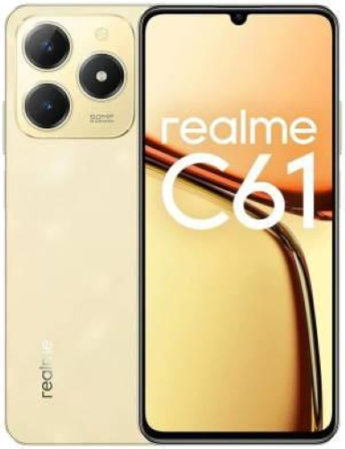 REALME C61 DUAL SIM 6.7" OCTA CORE 128GB RAM 6GB 4G LTE ITALIA SPARKLE GOLD